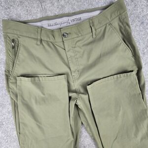 Weatherproof Vintage Pants Mens 38x30‎ Green Stretch Nylon Tech Hiking Utility